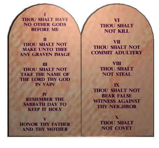 Ten Commandments Exodus Chapter 20