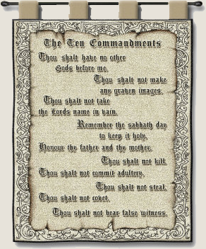 the 10 crack commandments list